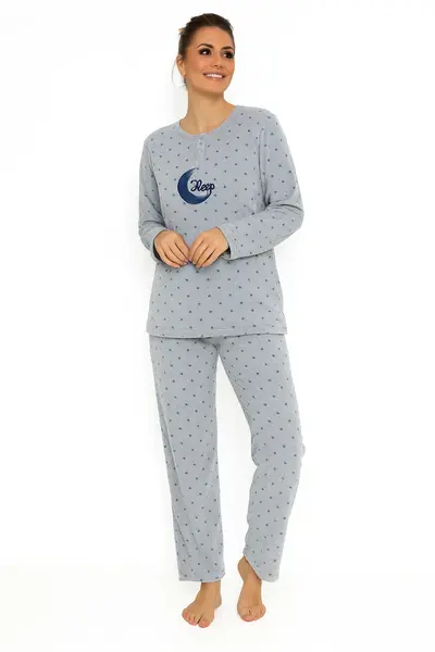 Cocodream fleece pyjama dames - Dots - Warme winter pyjama Cocodream fleece pyjama dames - Dots - Warme winter pyjama