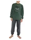 Outfitter fleece pyjama jongens "Game Over" - Warme winter kinder pyjama