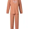 Lunatex dikke tricot dames pyjama - Lange mouwen - Heart