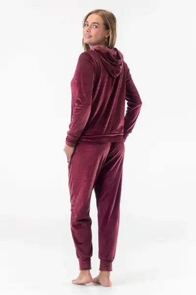 Gaubert dames huispak Fleece - Loungeset  - Vrouwen warm pyjama pak - loungewear dames