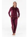 Gaubert dames huispak Fleece - Loungeset  - Vrouwen warm pyjama pak - loungewear dames