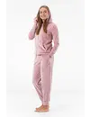Gaubert dames huispak Fleece - Loungeset  - Vrouwen warm pyjama pak - loungewear dames