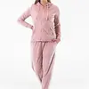 Gaubert dames huispak Fleece - Loungeset  - Vrouwen warm pyjama pak - loungewear dames