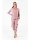 Gaubert dames huispak Fleece - Loungeset  - Vrouwen warm pyjama pak - loungewear dames