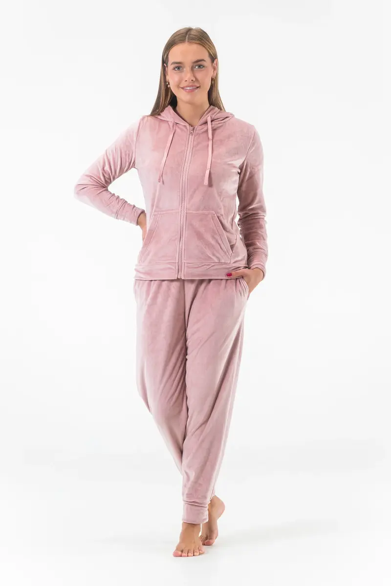 Gaubert dames huispak Fleece - Loungeset - Vrouwen warm pyjama pak - loungewear dames Gaubert dames huispak Fleece - Loungeset - Vrouwen warm pyjama pak - loungewear dames