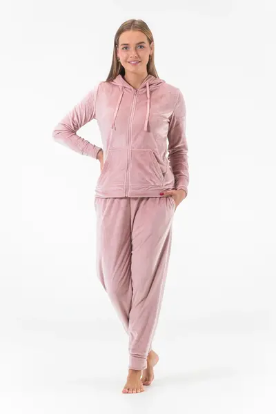 Gaubert dames huispak Fleece - Loungeset  - Vrouwen warm pyjama pak - loungewear dames