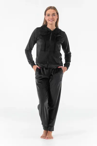 Gaubert dames huispak Fleece - Loungeset  - Vrouwen warm pyjama pak - loungewear dames