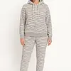 Apollo dames huispak Fleece - Lounge set dames - Zebra - Warm winter pyjamapak - Loungewear dames