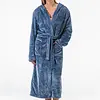 Gaubert lange dames badjas fleece - Capuchon - Warme winter ochtendjas - Badjassen dames - Copy - Copy