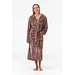 Gaubert lange dames badjas fleece - Capuchon - Warme winter ochtendjas - Badjassen dames - Copy - Copy - Beige