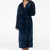 Gaubert lange dames badjas fleece - Capuchon - Warme winter ochtendjas - Badjassen dames - Copy - Copy