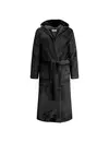 Gaubert lange dames badjas fleece - Capuchon - Warme winter ochtendjas - Badjassen dames - Copy - Copy