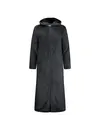 Gaubert lange fleece badjas met rits - Warme winter ochtendjas - Badjassen dames