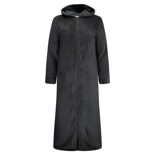 Gaubert lange fleece badjas met rits - Warme winter ochtendjas - Badjassen dames Gaubert lange fleece badjas met rits - Warme winter ochtendjas - Badjassen dames
