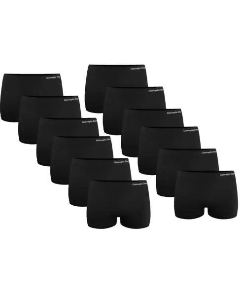 Gianvaglia 12-pak Naadloze dames boxershorts - Seamless ondergoed dames - Multipack - Goedkoop ondergoed Gianvaglia 12-pak Naadloze dames boxershorts - Seamless ondergoed dames - Multipack - Goedkoop ondergoed