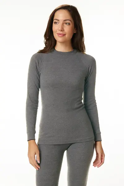 Heatkeeper Thermo ondergoed shirt dames - Lange mouw - Thermisch warm winter shirt - Hoge hals