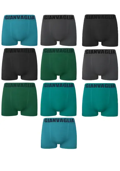 Gianvaglia 10-Pack naadloze heren boxershorts Gianvaglia 10-Pack naadloze heren boxershorts