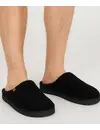 Apollo warme teddy heren slippers - Heren pantoffels met stevige zool - Wollen slippers