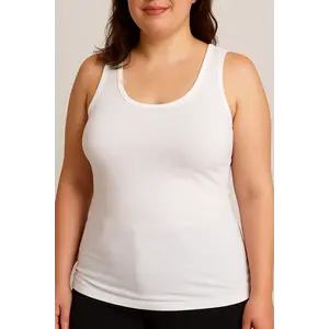 Beeren dames Comfort XL hemd - Grote maten - Dames singlet - wit, zwart