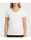 Apollo 2-pack dames T-shirts bamboe - Zachte ondershirts korte mouw - Diepe Ronde hals