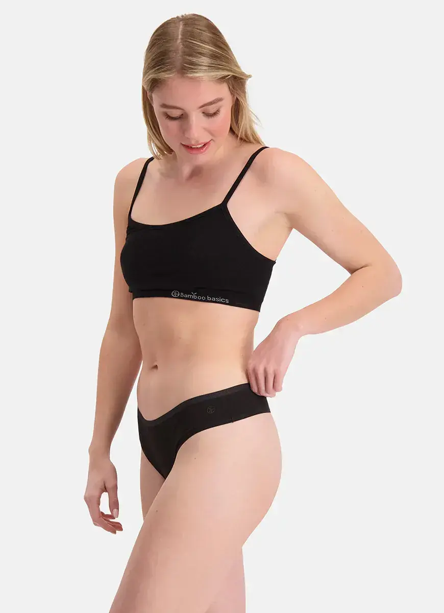 Bamboo Basics 3-pak strings dames - Lola - Bamboe vrouwen strings - zacht - comfortabel Bamboo Basics 3-pak strings dames - Lola - Bamboe vrouwen strings - zacht - comfortabel