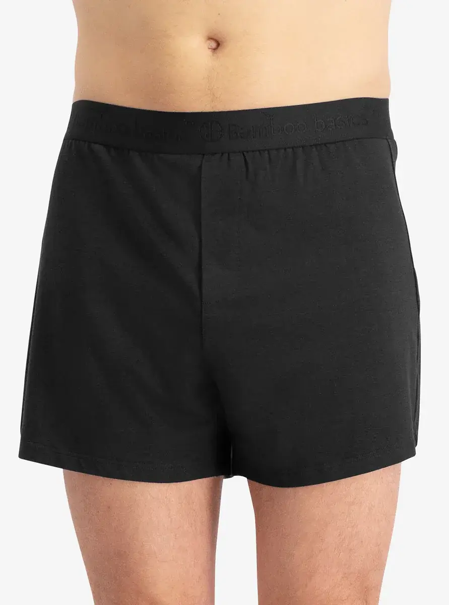 Bamboo Basics 2-pak wijde heren boxershorts - Kay - Losse heren bamboe boxershorts