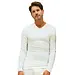 Ten Cate heren thermo shirt Lange mouw V-hals - Thermisch ondergoed heren warm - Wit
