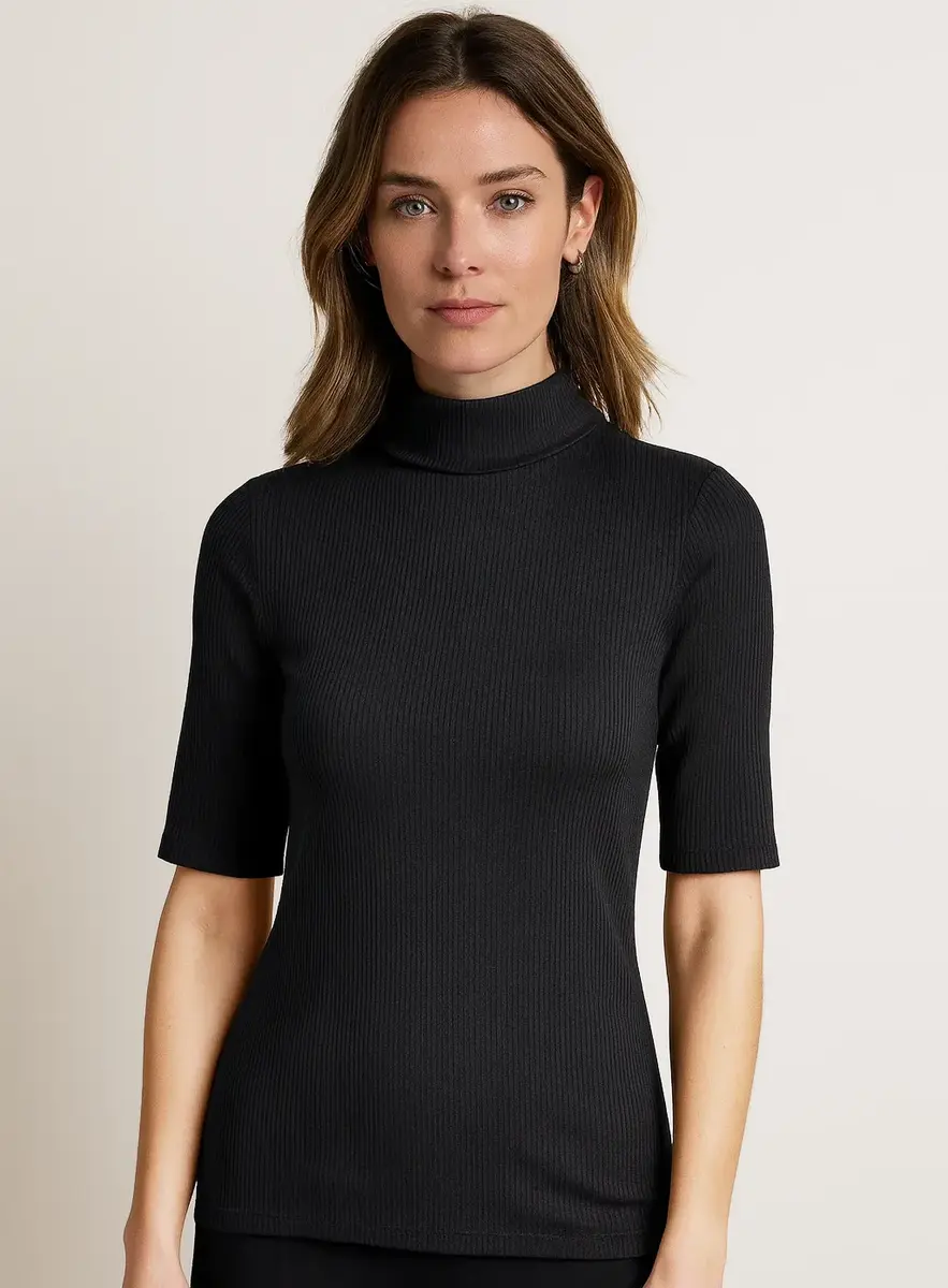 Ten Cate Thermo Rib dames shirt hoge hals - korte mouw- Warm ondershirt vrouwen Ten Cate Thermo Rib dames shirt hoge hals - korte mouw- Warm ondershirt vrouwen