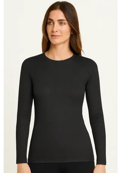Ten Cate Thermo Rib dames shirt Lange mouw Ten Cate Thermo Rib dames shirt Lange mouw