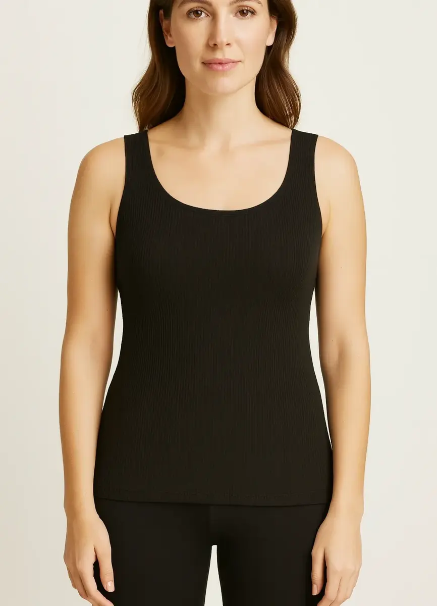 Ten Cate dames thermo hemd - Singlet - Rib - Thermisch warm onderhemd met brede bandjes