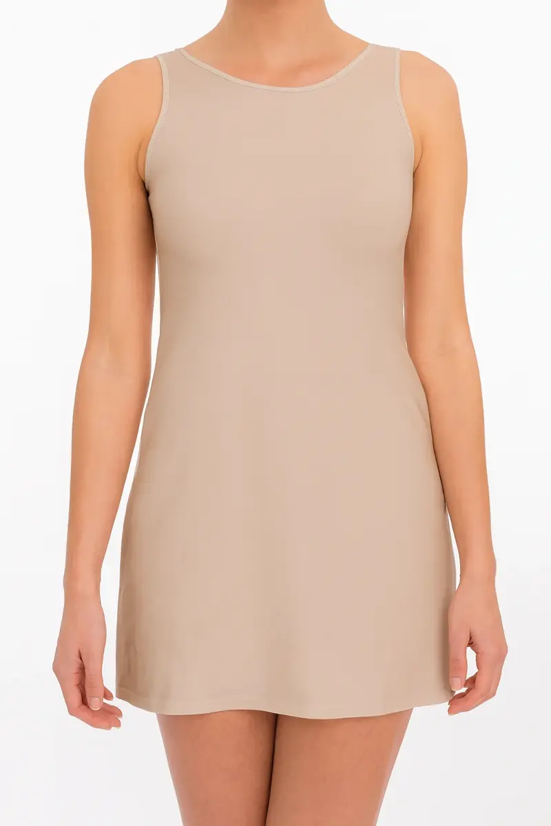 Avet gladde onderjurk microfiber - 79090 - wit - zwart - huidskleur