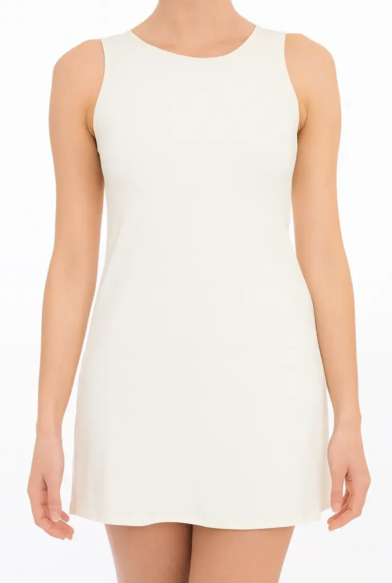 Avet gladde onderjurk microfiber - 79090 - wit - zwart - huidskleur