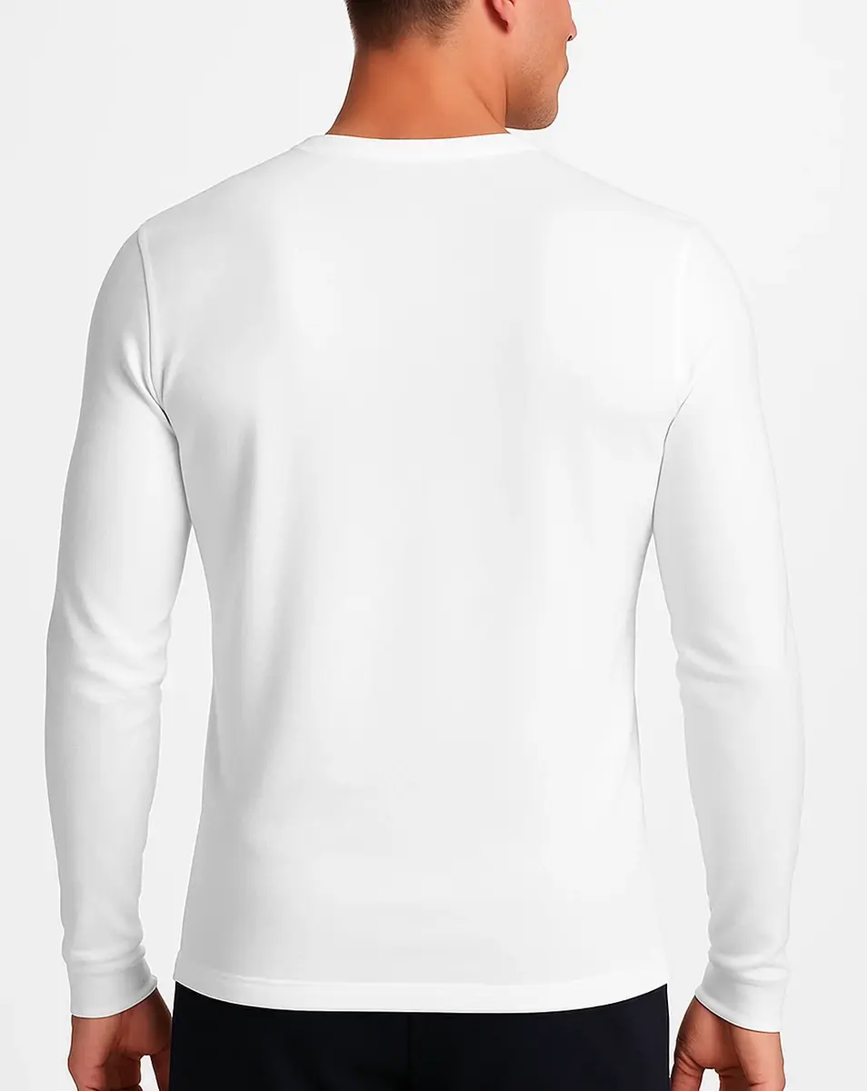 Boru Bamboo 2-pack heren shirt lange mouw - Bamboe ondershirts met ronde hals - Aansluitend