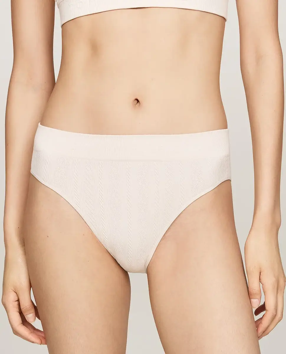 Tommy Hilfiger Naadloze dames taille slips - Seamless logo - Invisible dames onderbroeken beige