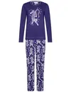 Rebelle katoenen dames pyjama lange mouwen - tiger star