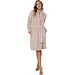 Rebelle Teddy dames Badjas Fleece - Ochtend jas - Cosy Forst - Beige