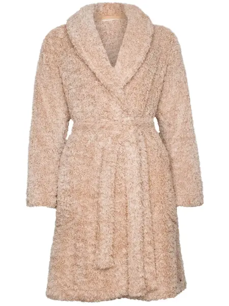 Rebelle Teddy dames Badjas Fleece - Ochtend jas - Cosy Forst