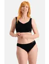 Bamboo Basics 3-pak bikini slips dames - Tess - Laag bamboe dames ondergoed zwart