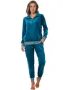 Pastunette warm velours huispak - Sangria Nights - Warm 2-delig pyjama pak fleece - Copy