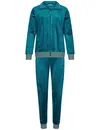 Pastunette warm velours huispak - Sangria Nights - Warm 2-delig pyjama pak fleece - Copy