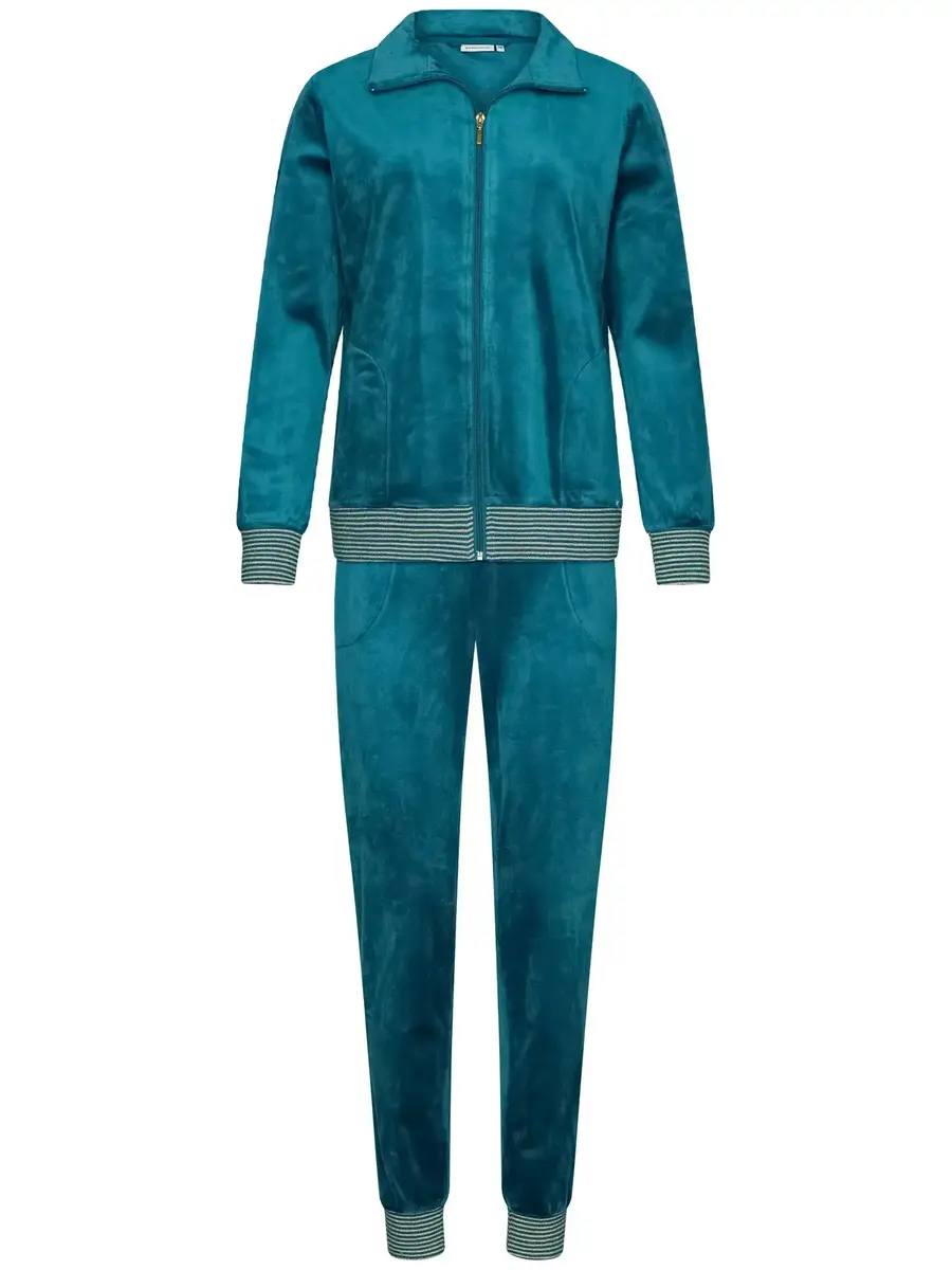 Pastunette warm velours huispak - Sangria Nights - Warm 2-delig pyjama pak fleece - Copy