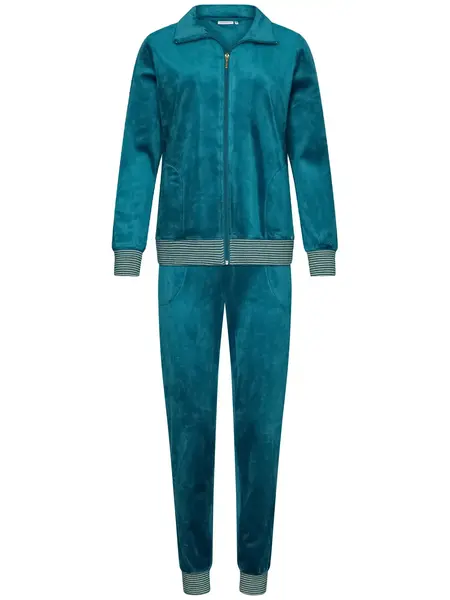 Pastunette warm velours huispak - Sangria Nights - Warm 2-delig pyjama pak fleece - Copy