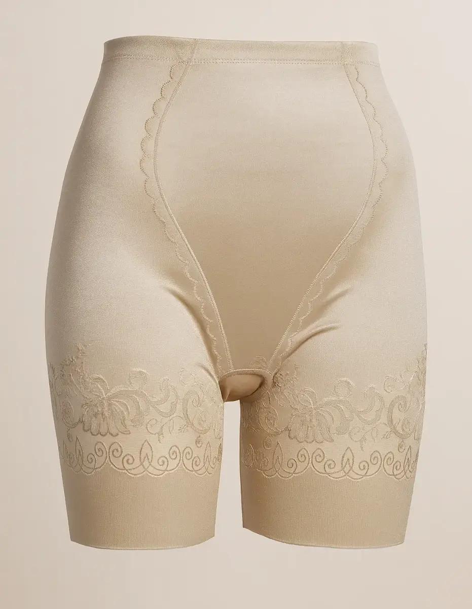 J&C corrigerende dames boxershort met kant - Shapewear kanten short J&C corrigerende dames boxershort met kant - Shapewear kanten short