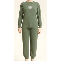 Lunatex badstof dames pyjama - Stars Lunatex badstof dames pyjama - Stars