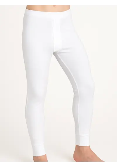 Beeren heren pantalon wit met gulp M3400 - Lange onderbroek Beeren heren pantalon wit met gulp M3400 - Lange onderbroek