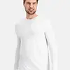 Bamboo Basics 2-pak heren ondershirts lange mouw - Ralph - Heren T-shirts ronde hals