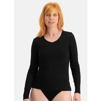 Bamboo Basics 2-pak dames shirts lange mouw V-hals - Liv Bamboo Basics 2-pak dames shirts lange mouw V-hals - Liv