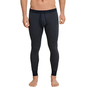Schiesser heren Onderbroek lang met gulp - Katoen - 100% katoenen pantalon met sluiting donkerblauw Schiesser heren Onderbroek lang met gulp - Katoen - 100% katoenen pantalon met sluiting donkerblauw