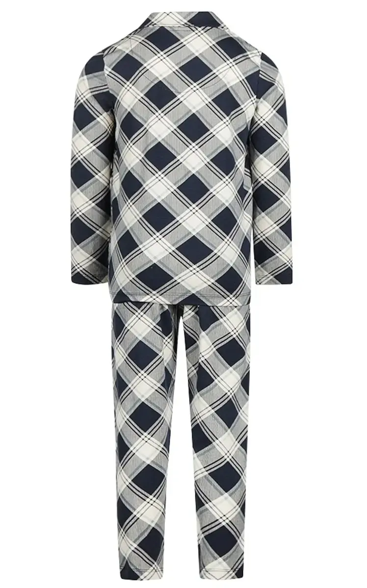 Charlie Choe katoenen jongens pyjama - Ruit Charlie Choe katoenen jongens pyjama - Ruit