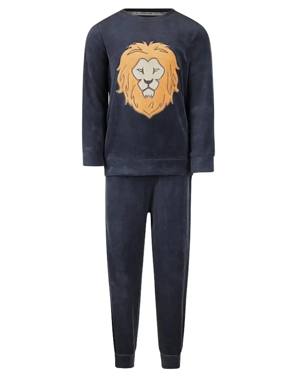 Charlie Choe velours jongens pyjama -Leeuw - Warme winter kinder pyjama - Copy Charlie Choe velours jongens pyjama -Leeuw - Warme winter kinder pyjama - Copy